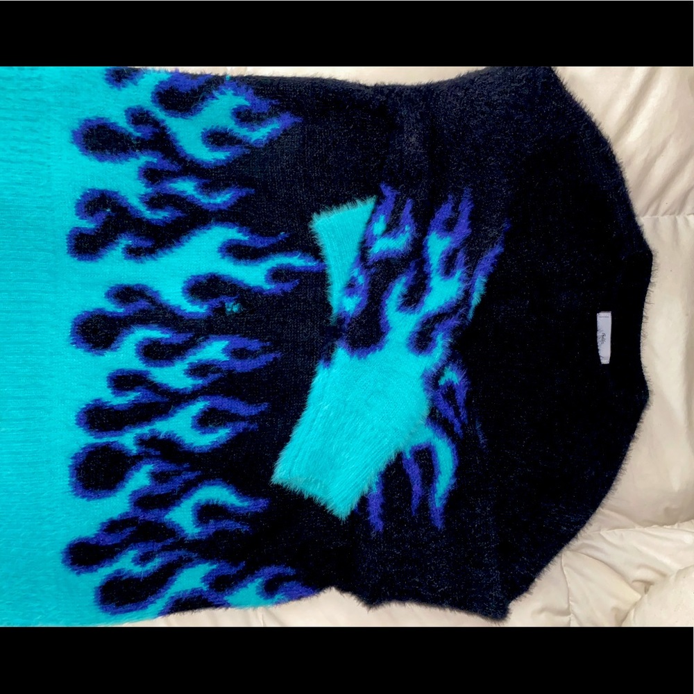 Blue Flame Sweater